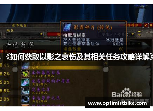 《如何获取以影之哀伤及其相关任务攻略详解》